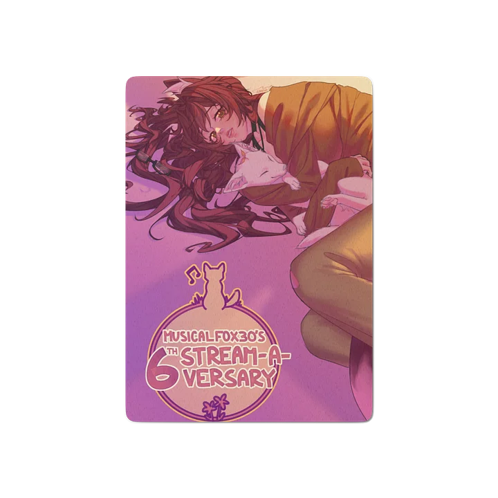 Sixth Year Anniversary! Playing cards! product image (1)