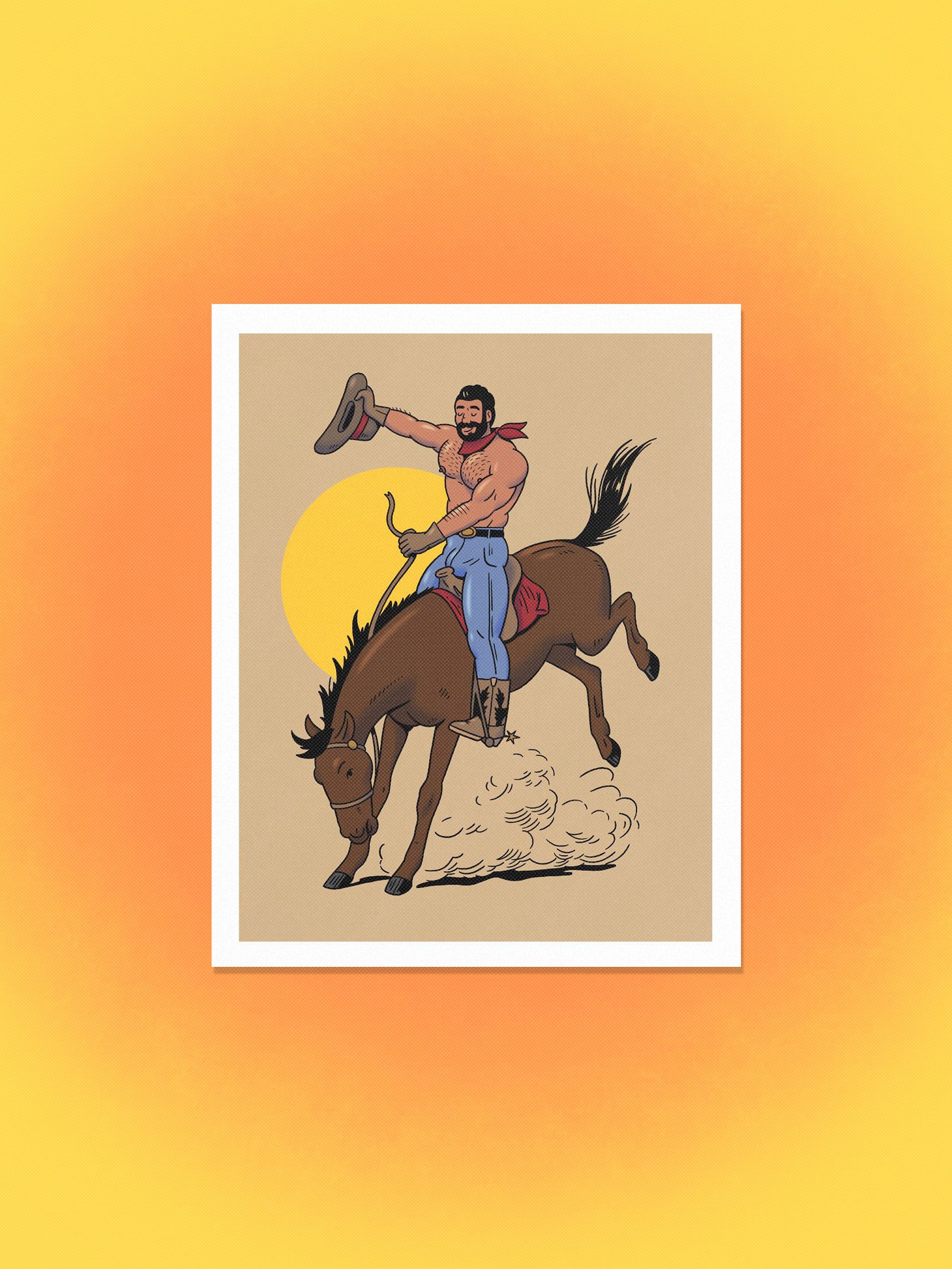 Buckin' Bronco 8x10 Print product image (1)