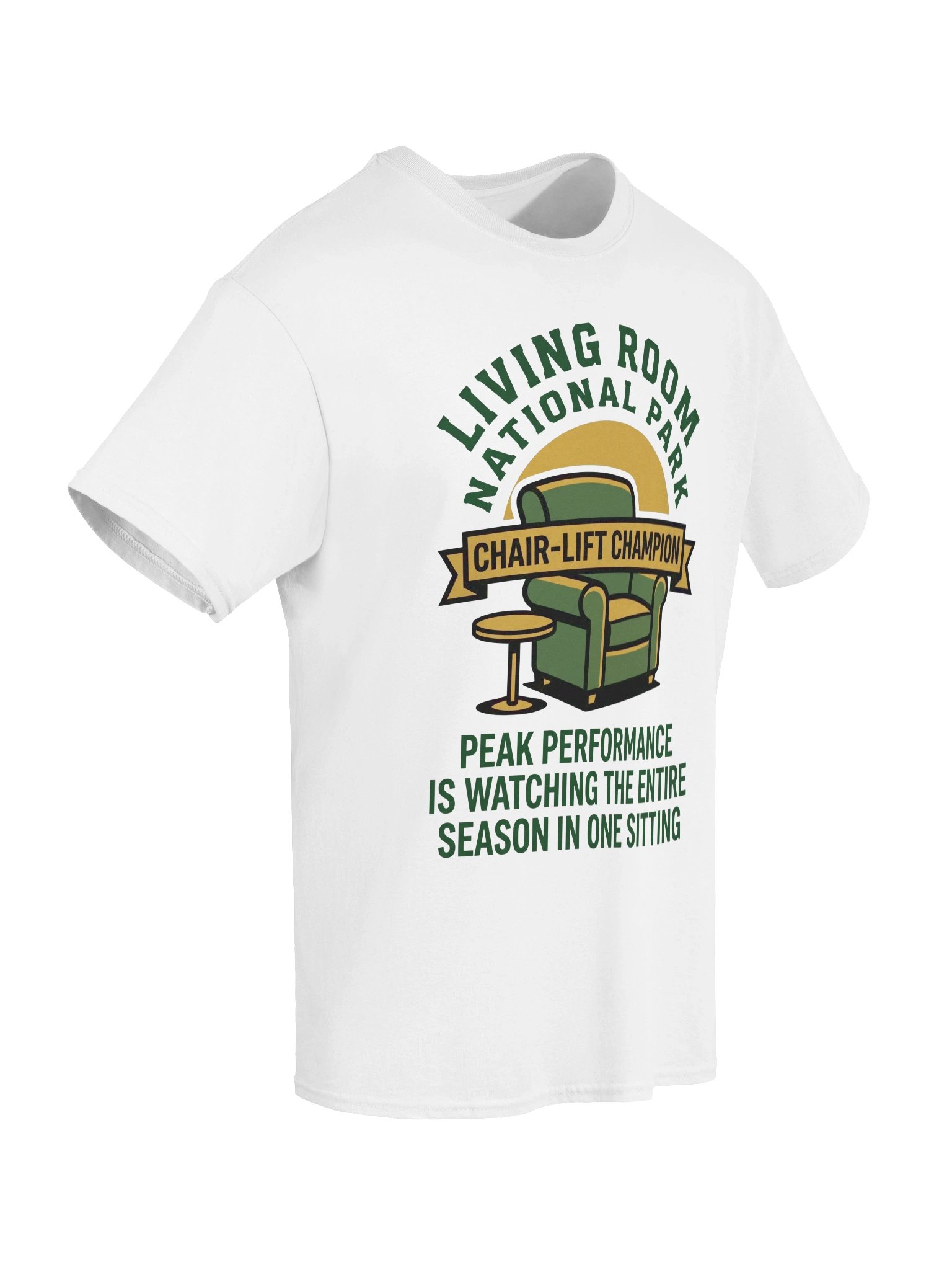 Living Room National Park Funny Binge-Watching Homebody T-Shirt product image (6)