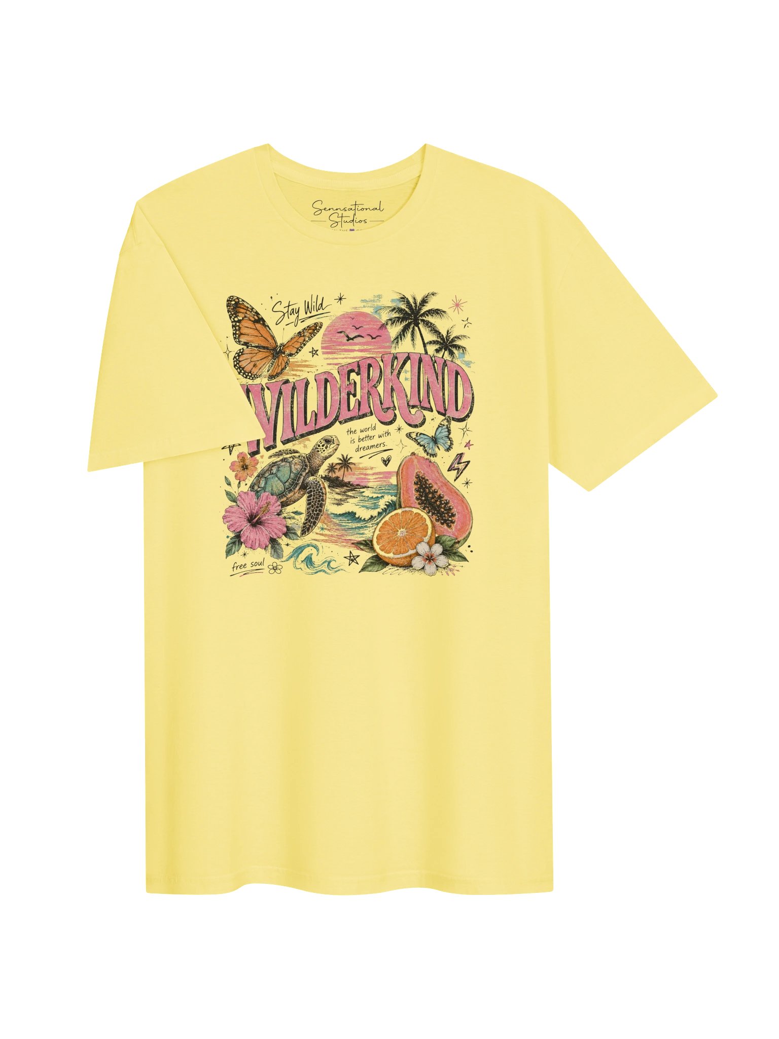 Stay Wild – Wilderkind Tropical Graphic Tee product image (3)