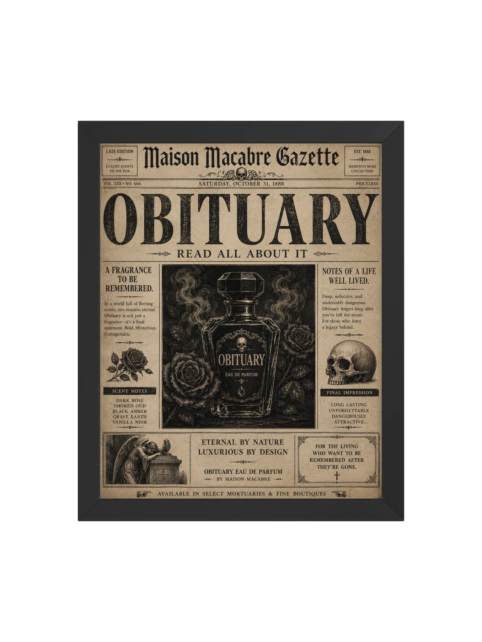 Obituary Poster product image (1)