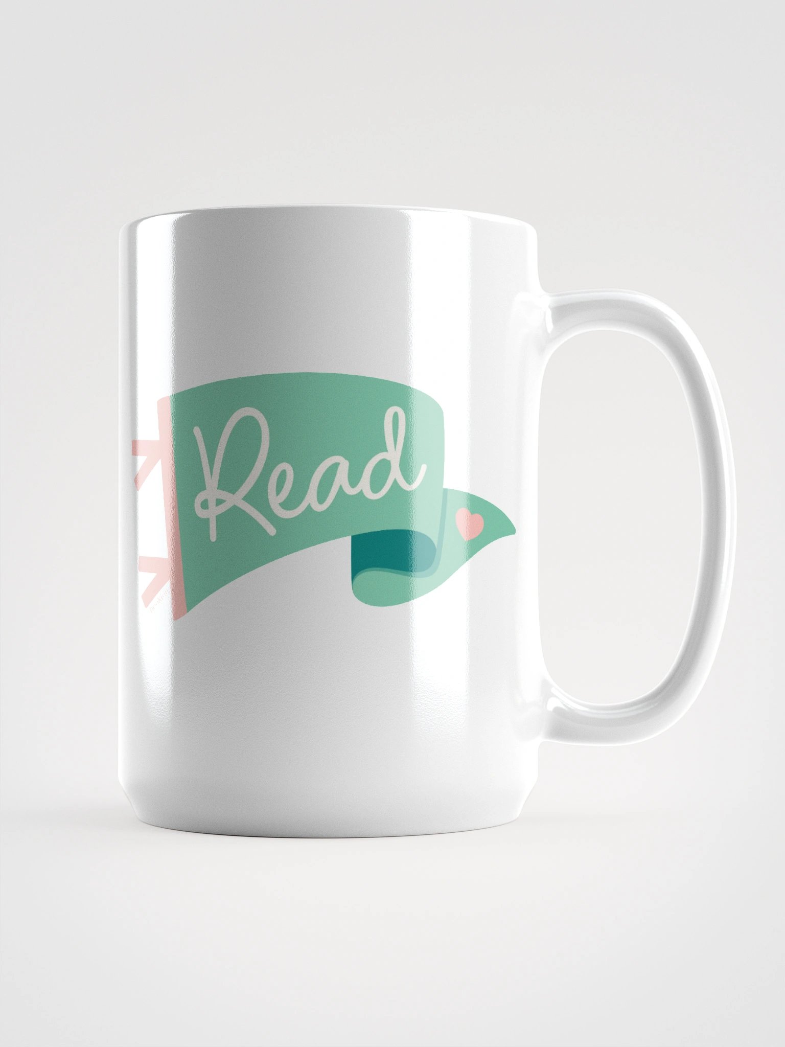 Go Team...Read! Mint Pennant Mug product image (1)