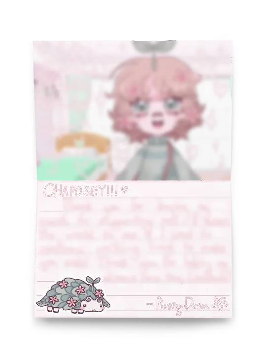 PoseyDesu Message Card product image (4)