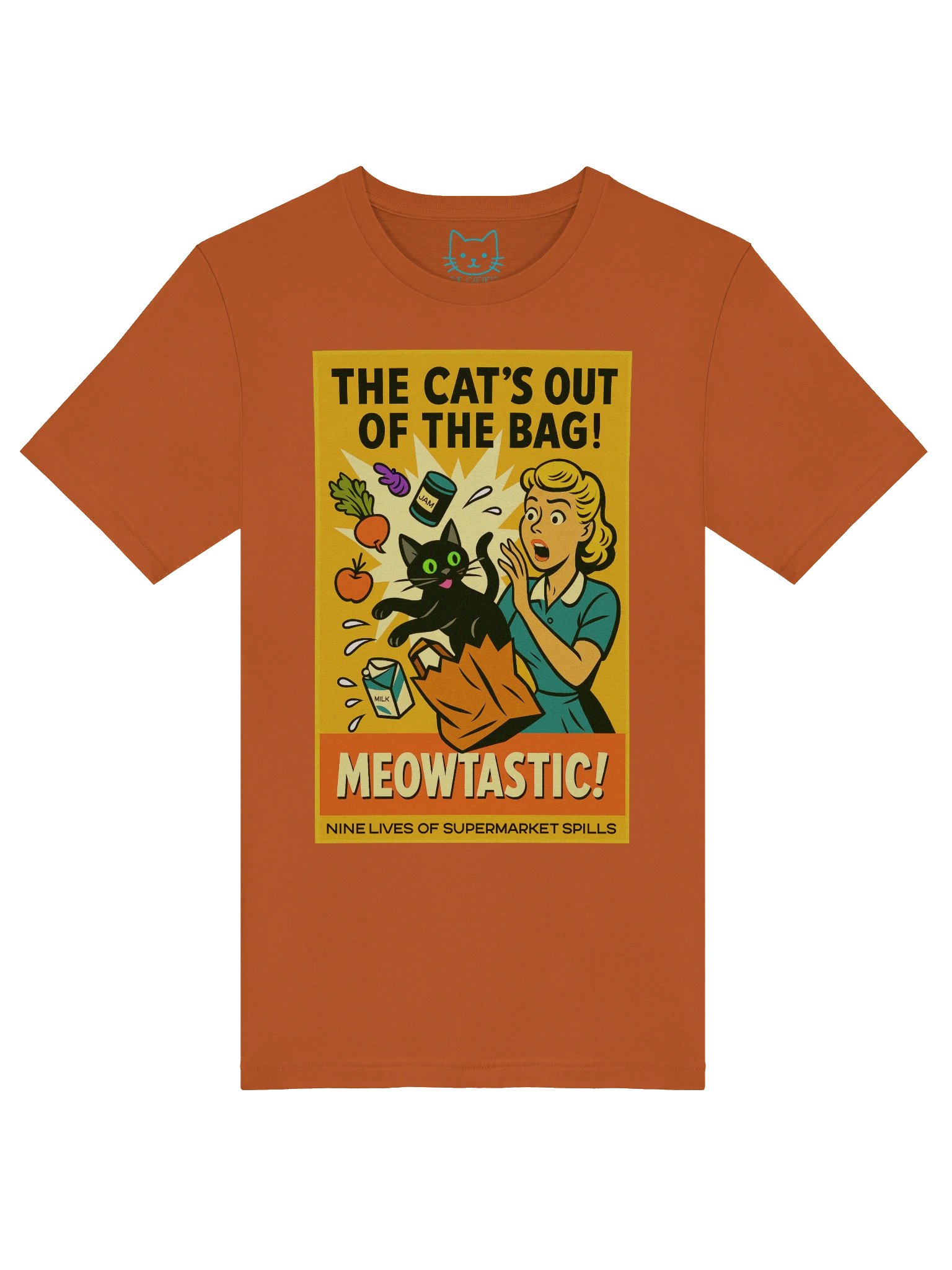 The Cat's Out of the Bag 1950's Retro Concert Tee Fit Unisex T-Shirt product image (53)