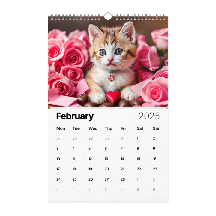 Adventurous Cat Wall Calendar 2025 product image (2)