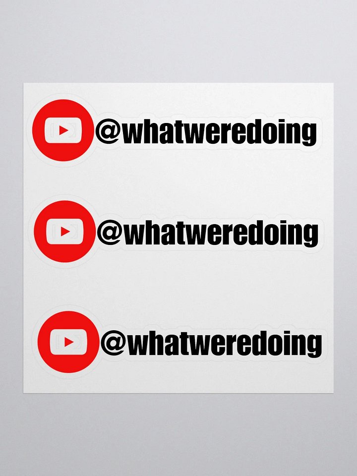 Spread the Word Stickers (Black) product image (1)