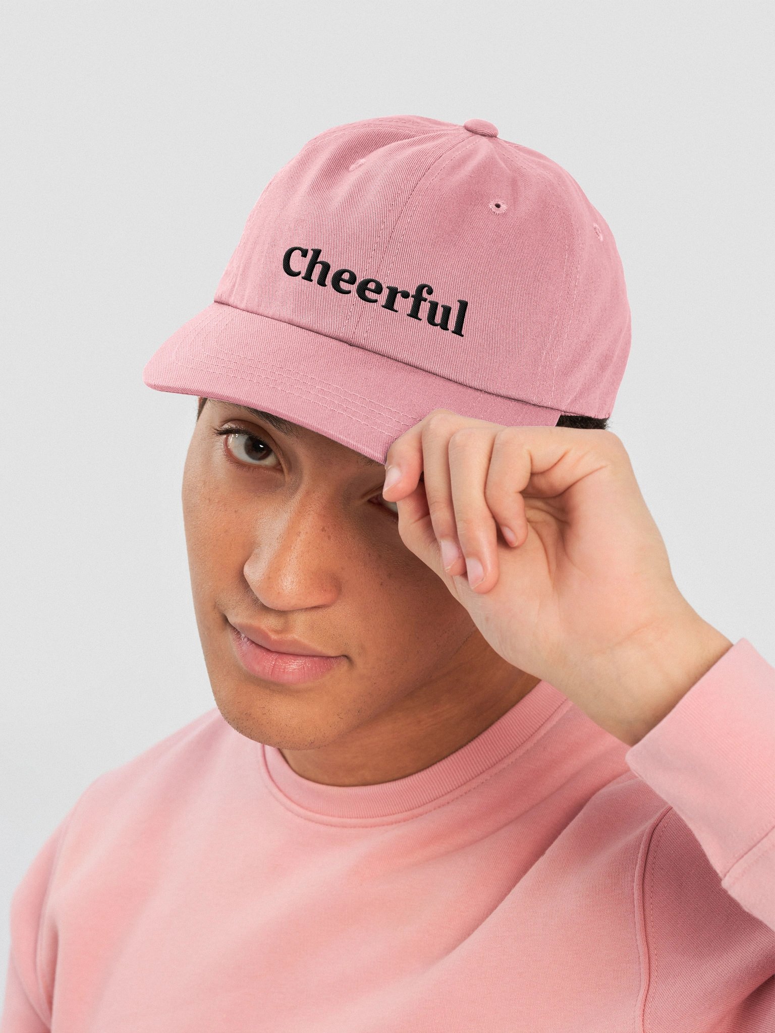 “Cheerful” My Vibe Baseball Hat product image (4)