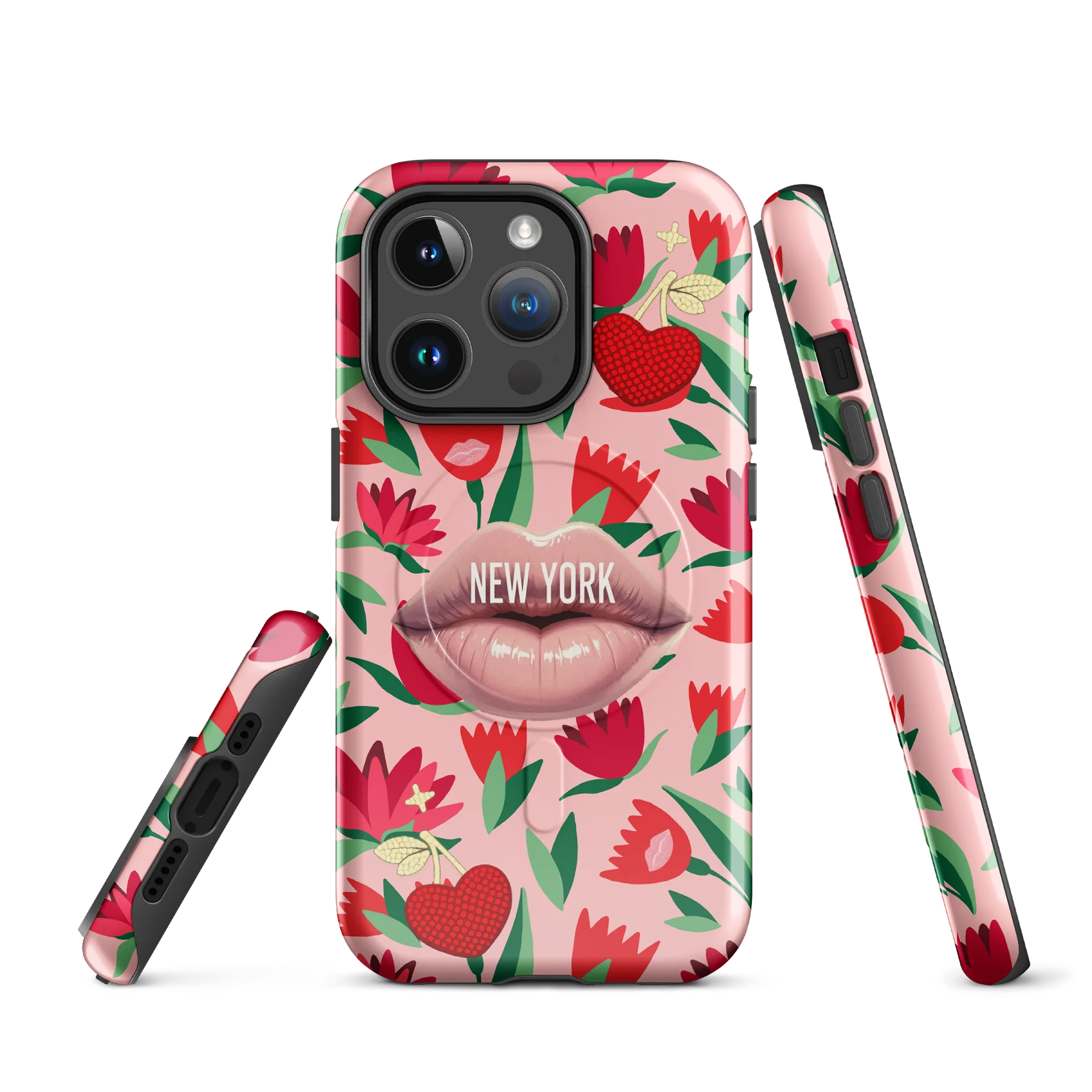 Pink Lips iPhone Case by AdrenRush product image (3)