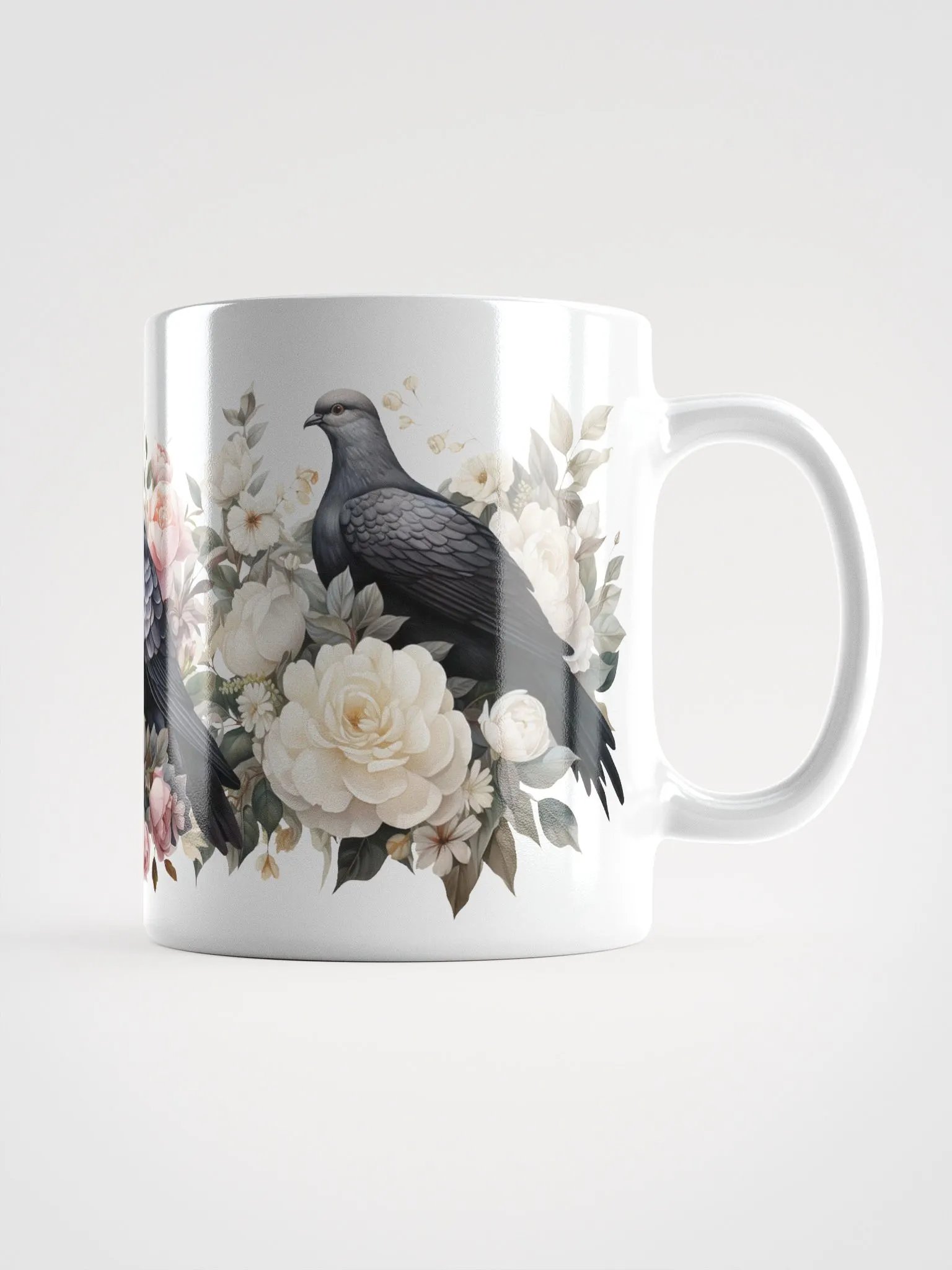 Pigeon Haven White Glossy Mug product image (1)