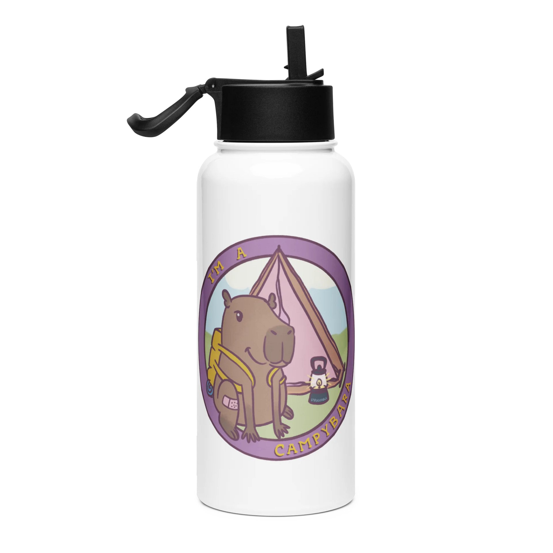 travel bottle : campybara logo product image (1)