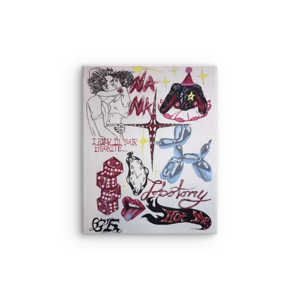 Collage Kiss & Chaos Canvas product image (7)