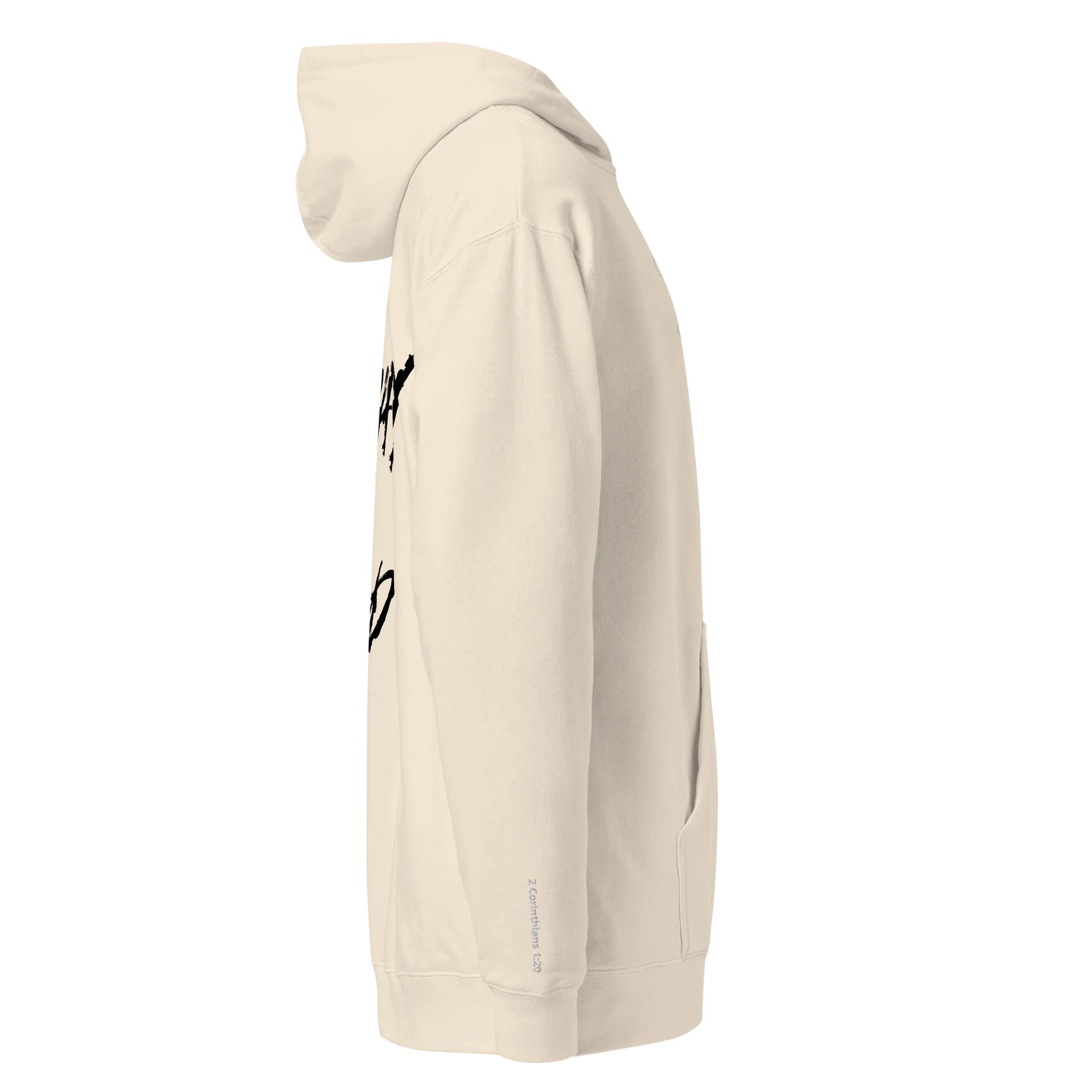 The Lives On HIGH | YTG STEALTH | UNISEX Hoodie | Bone White product image (6)
