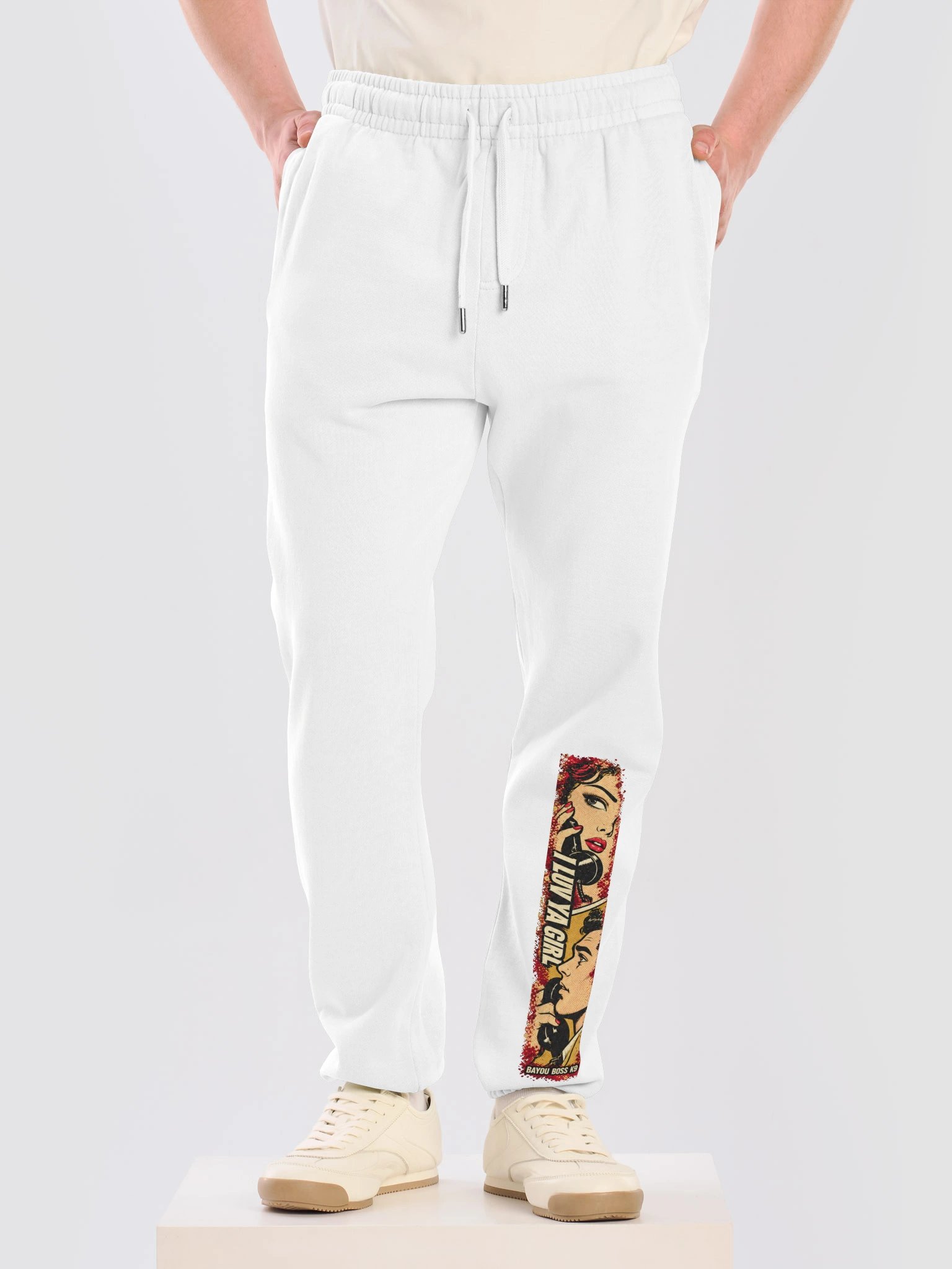 I Luv Ya Girl Vintage Romance Comic Joggers product image (23)