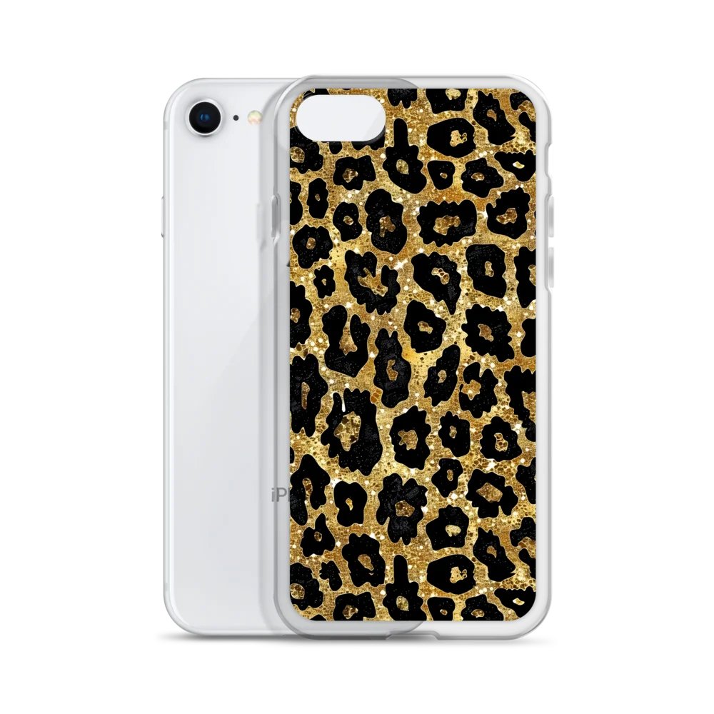 Stylish Leopard Print Clear iPhone Case for Protection product image (2)