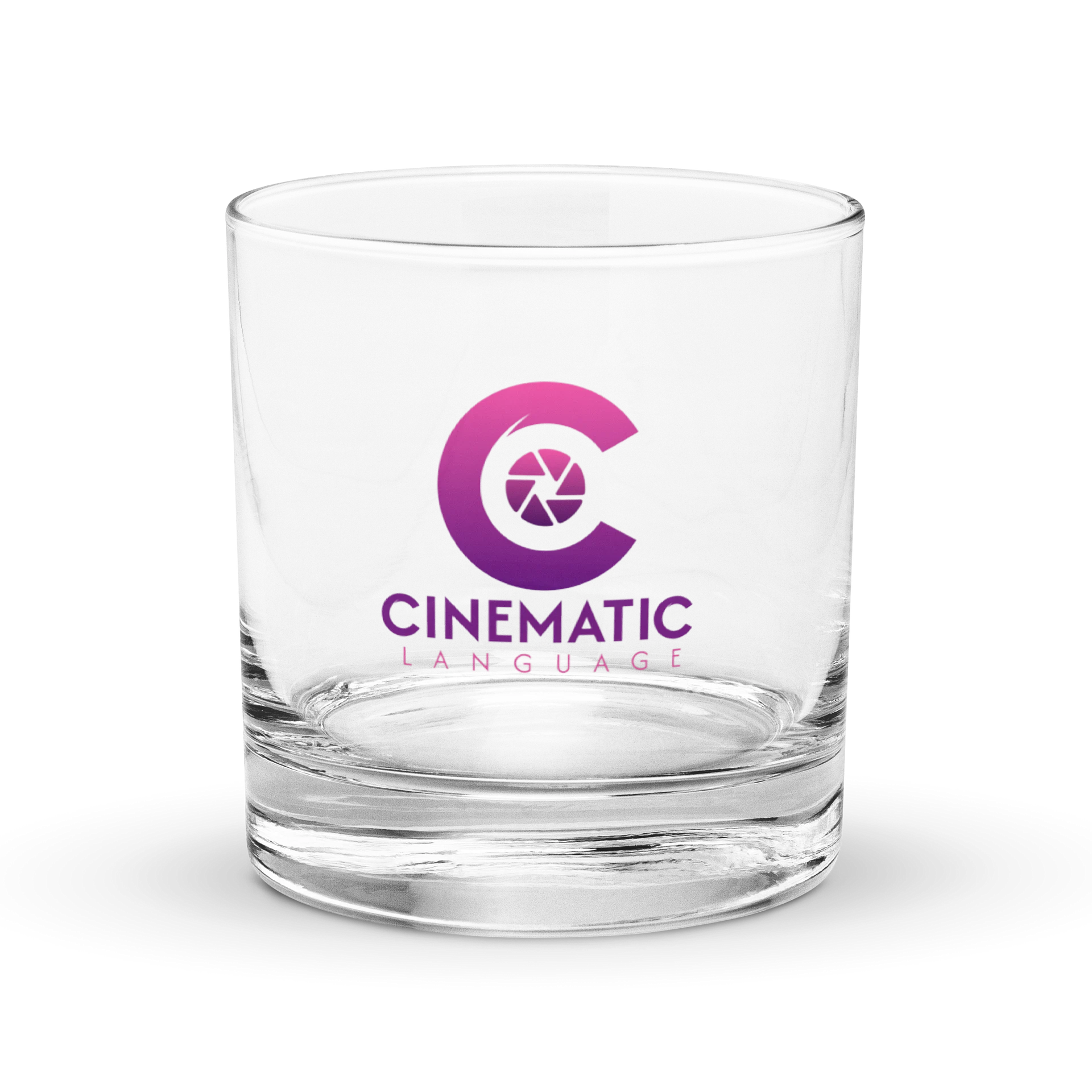 Cinematic Language Rocks Glass product image (1)