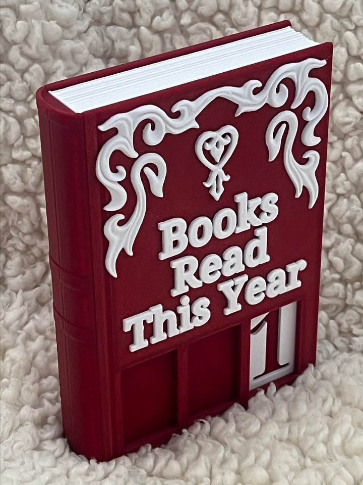 Book Counter with White Heart and Interchangeable Number Tiles product image (1)