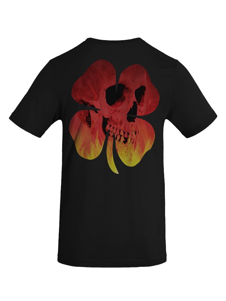 BLOODY FIRE SKULL - Tri Blend Short Sleeve product image (1)