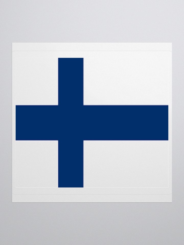 Finland Flag Sticker | Nordic Cross Design | Durable Vinyl | 3 Sizes product image (2)