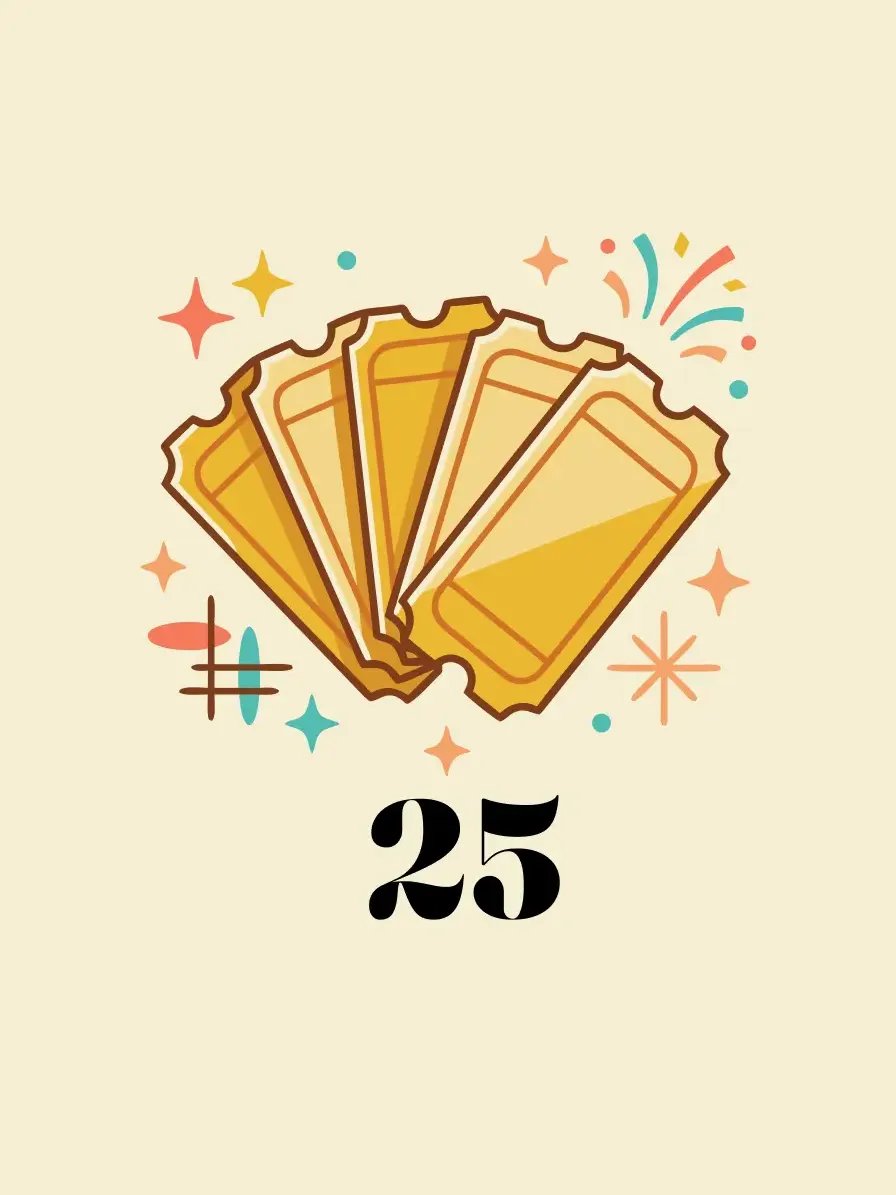 25 Golden Tickets product image (1)