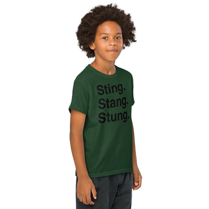 Sting. Stang. Stung. Youth Sports Tee product image (1)