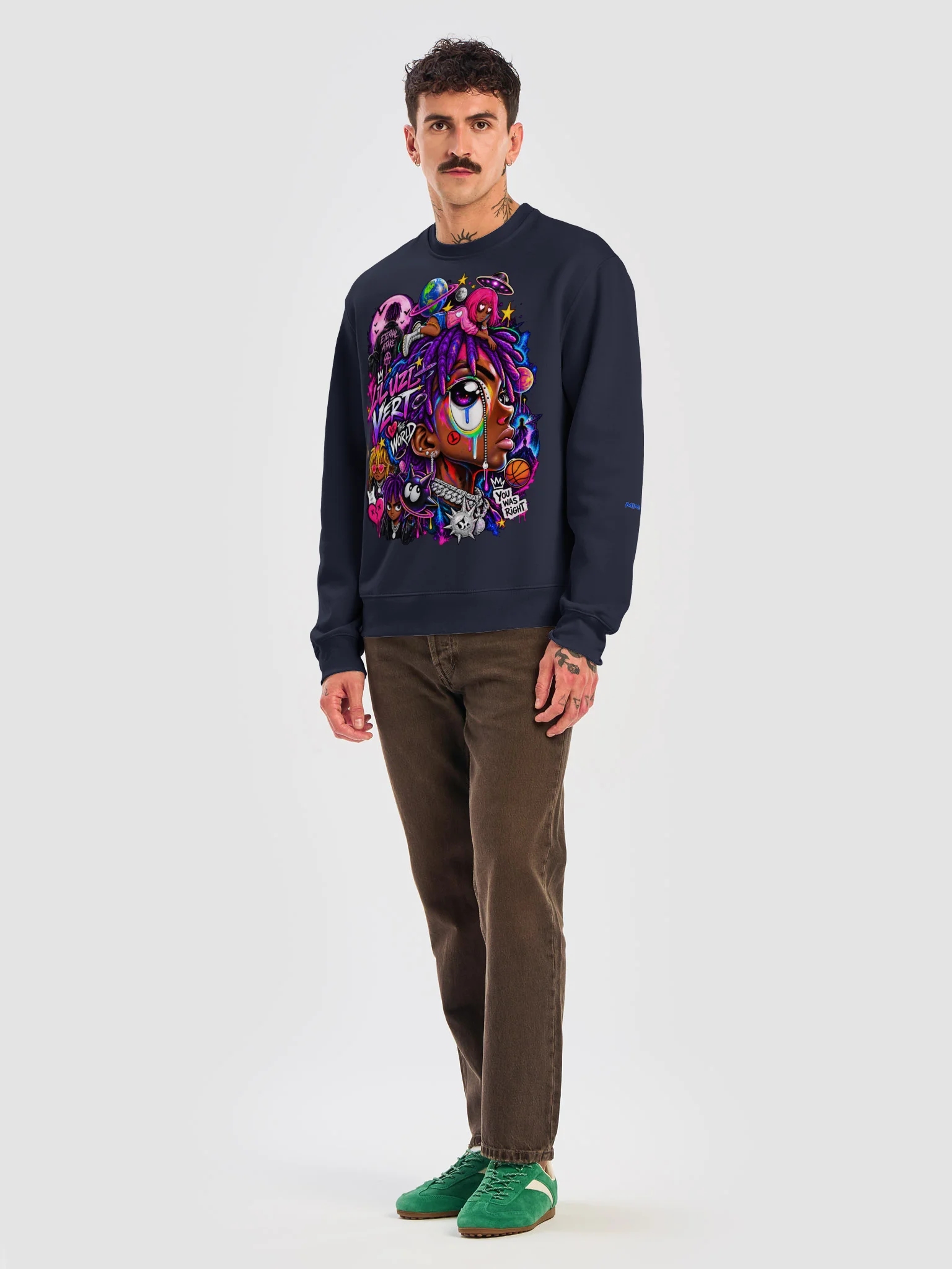 Eternal Atake Neon Graffiti Sweatshirt product image (15)