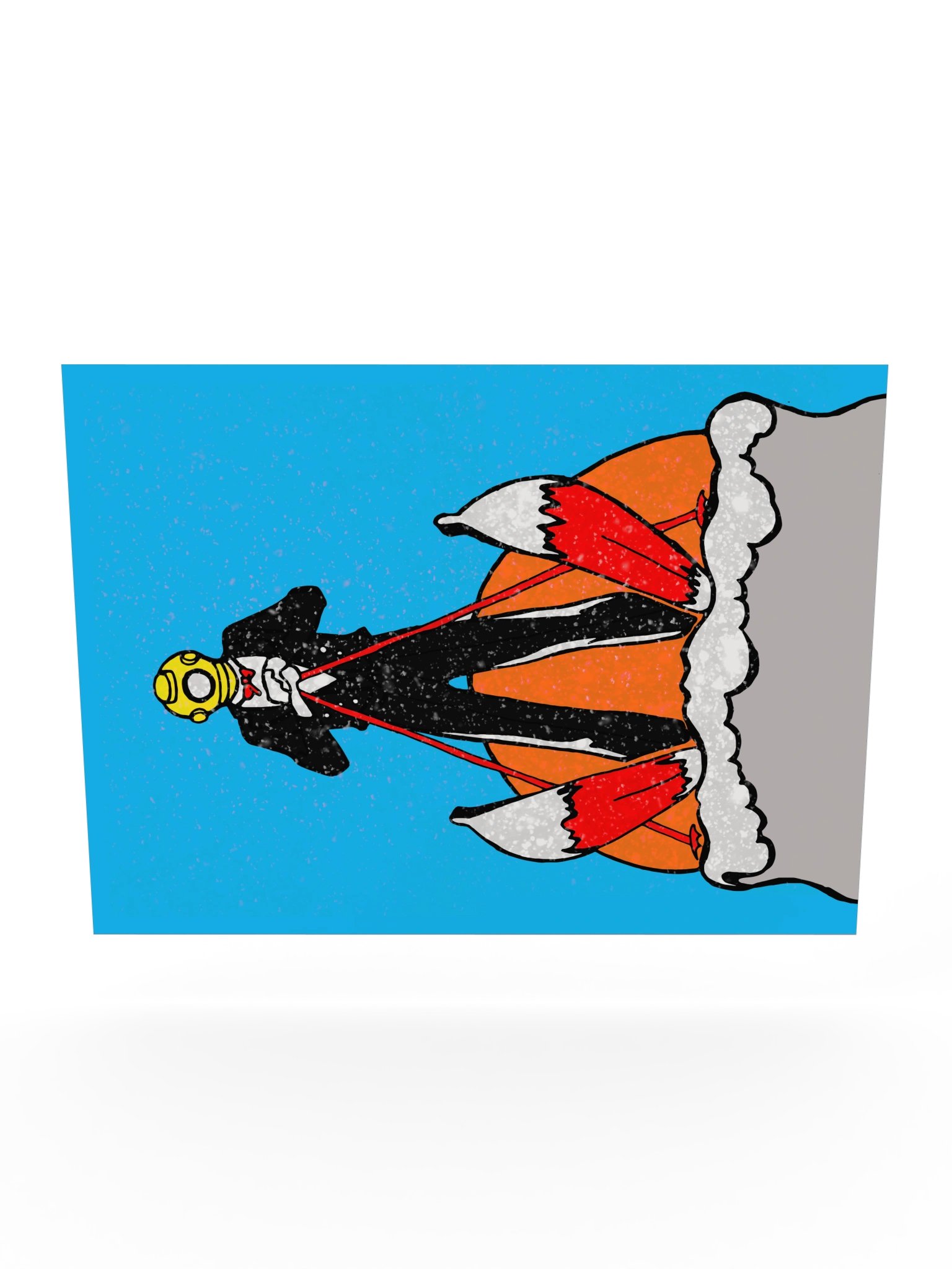 Skiing Diver Poster product image (10)
