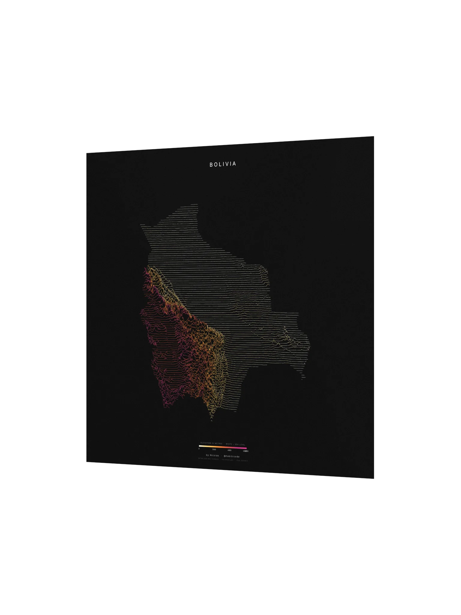 Ridgeline Poster - Bolivia product image (2)