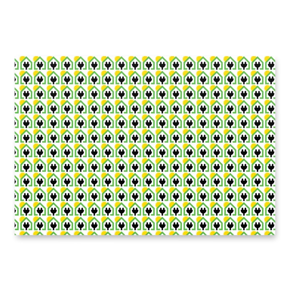 Plug It In Solar High-Quality Wrapping Paper Sheets (Set of 3) product image (2)