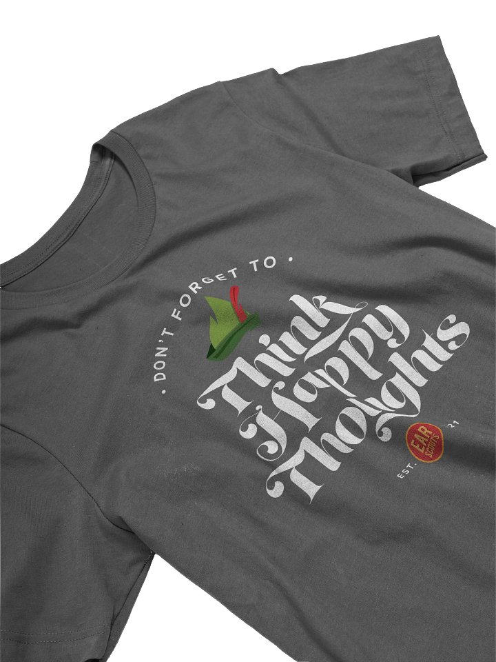 Think Happy Thoughts Tee (Gray) product image (2)