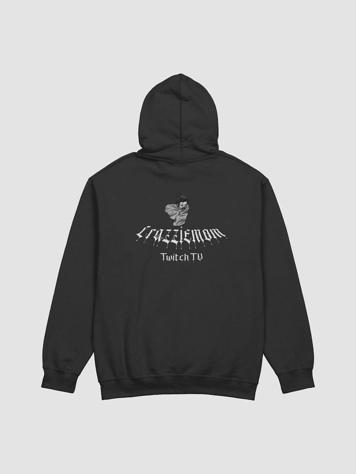 Crazzie Train Hoodie 2 (B&W) product image (18)