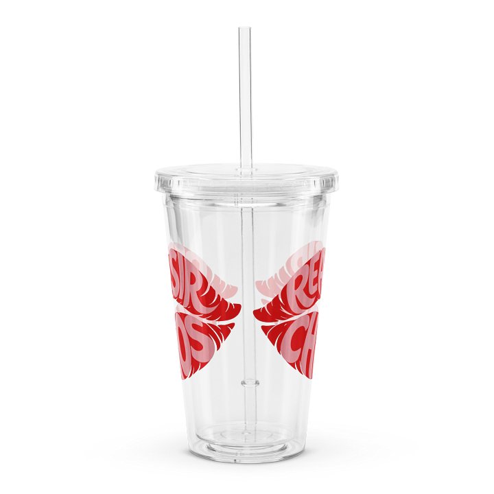 Read My Lips Clear Tumbler product image (2)