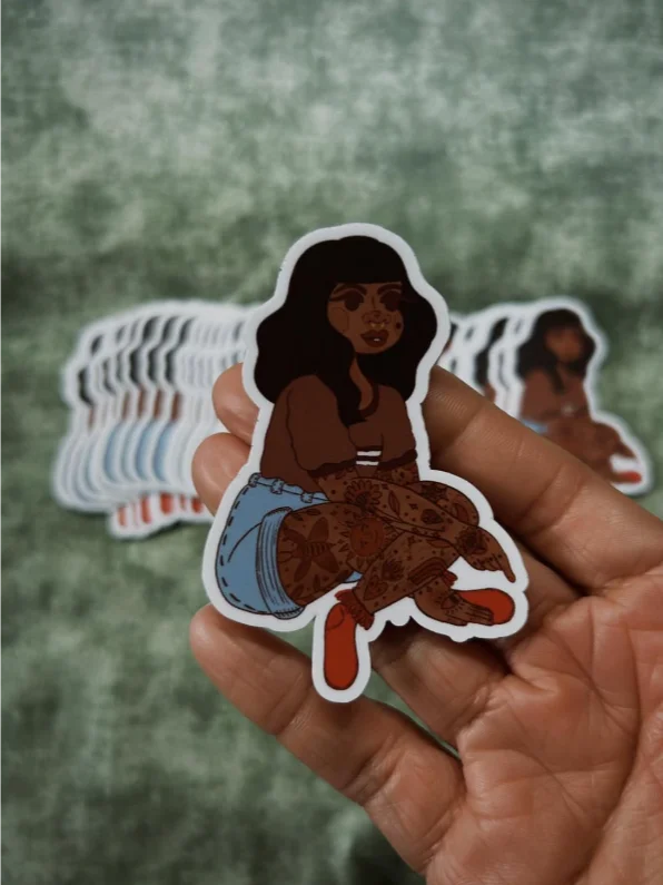 Britt Rose PNGtuber sticker product image (1)