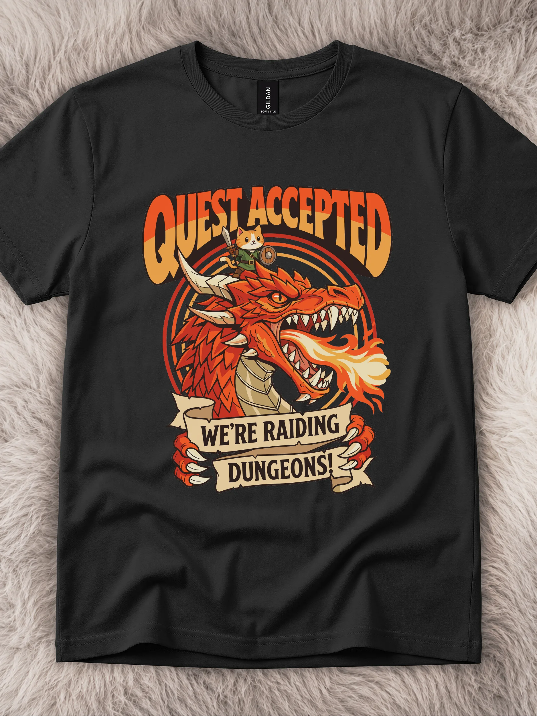 Quest Accepted, We're Raiding Dungeons Tee product image (41)