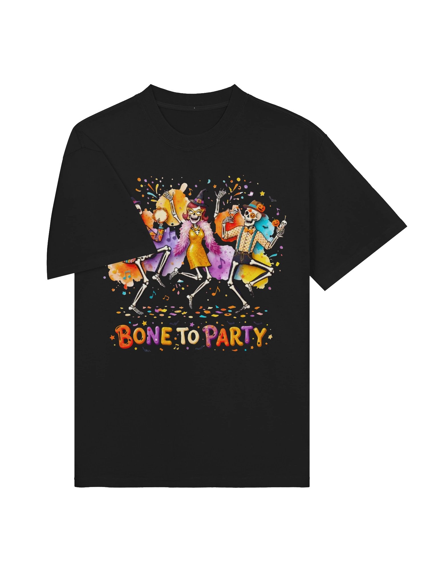 MINAY Originals | Halloween Edition "BONE TO PARTY" Graphic Oversized Tee product image (20)