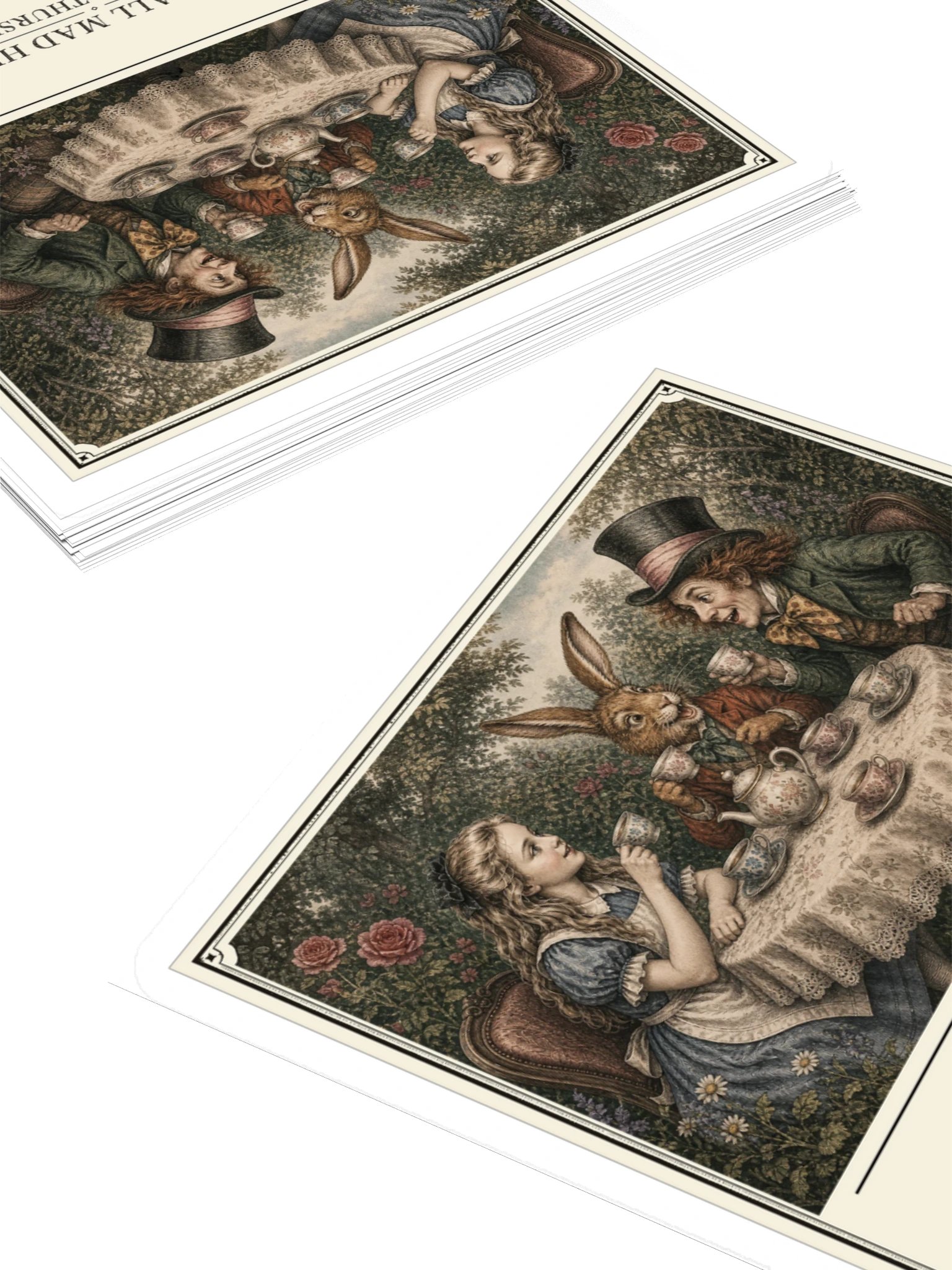We Re All Mad Here Book Club -- Alices Adventures in Wonderland Sticker product image (4)