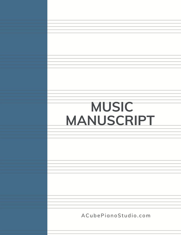 Music Manuscript Paper product image (1)