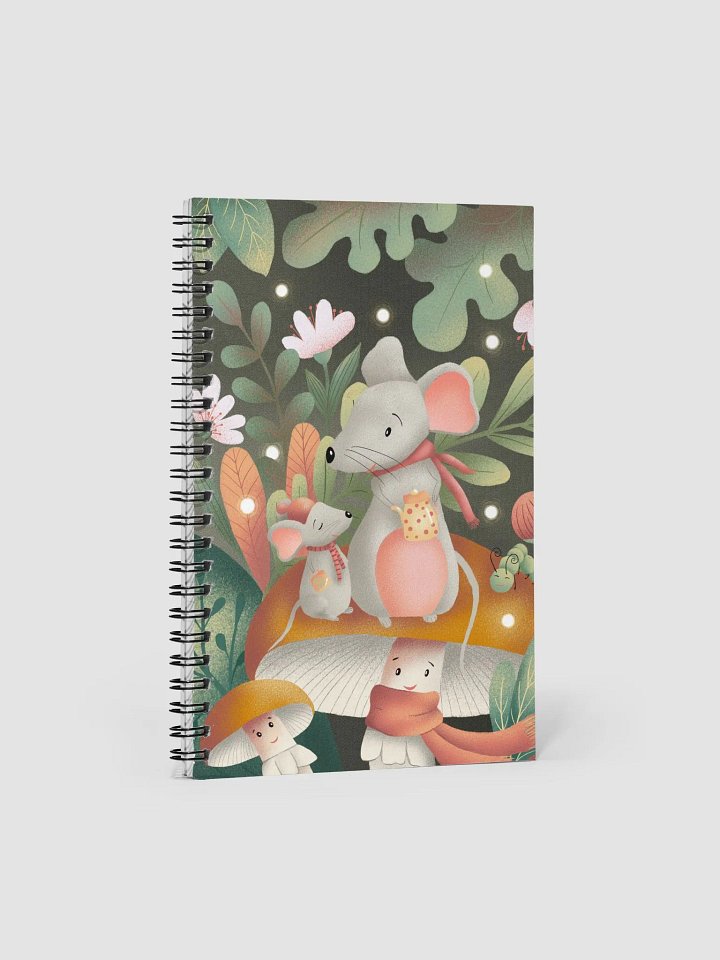 Mom and Son Mice, A Forest Moment Spiral Notebook product image (2)