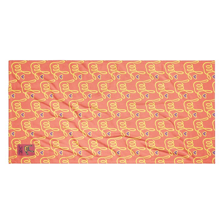 Forever ILY Coral Beach Towel product image (2)