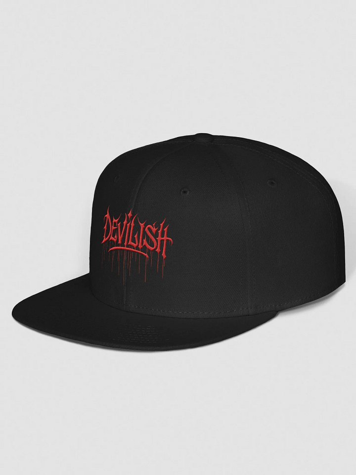 Drip "Devilish" Embroidered Snapback Cap product image (2)