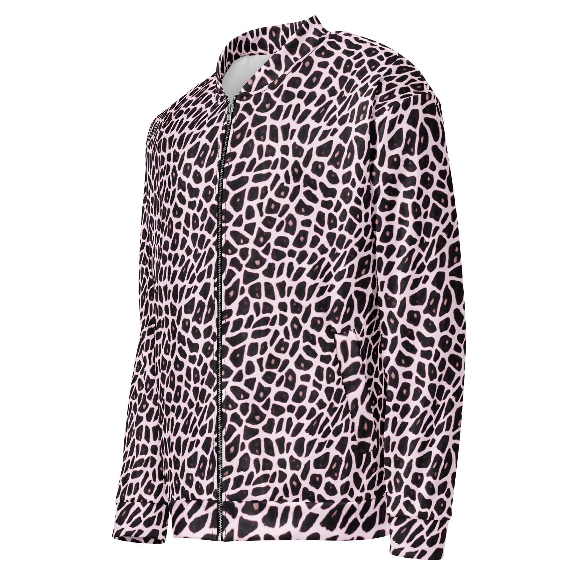 Pink Geraffe Bomber Jacket product image (3)
