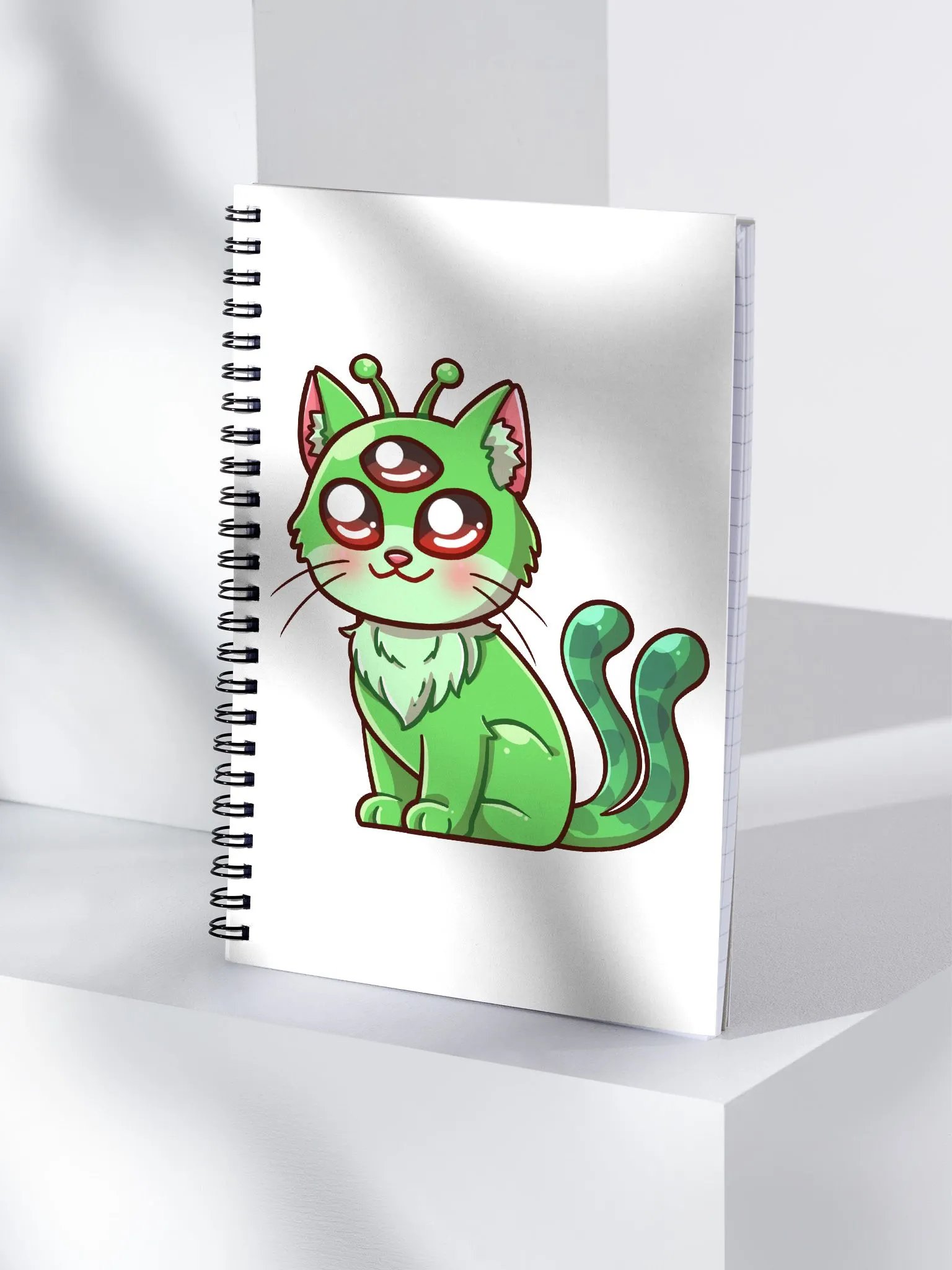 Cosmos Cat Spiral Notebook product image (4)