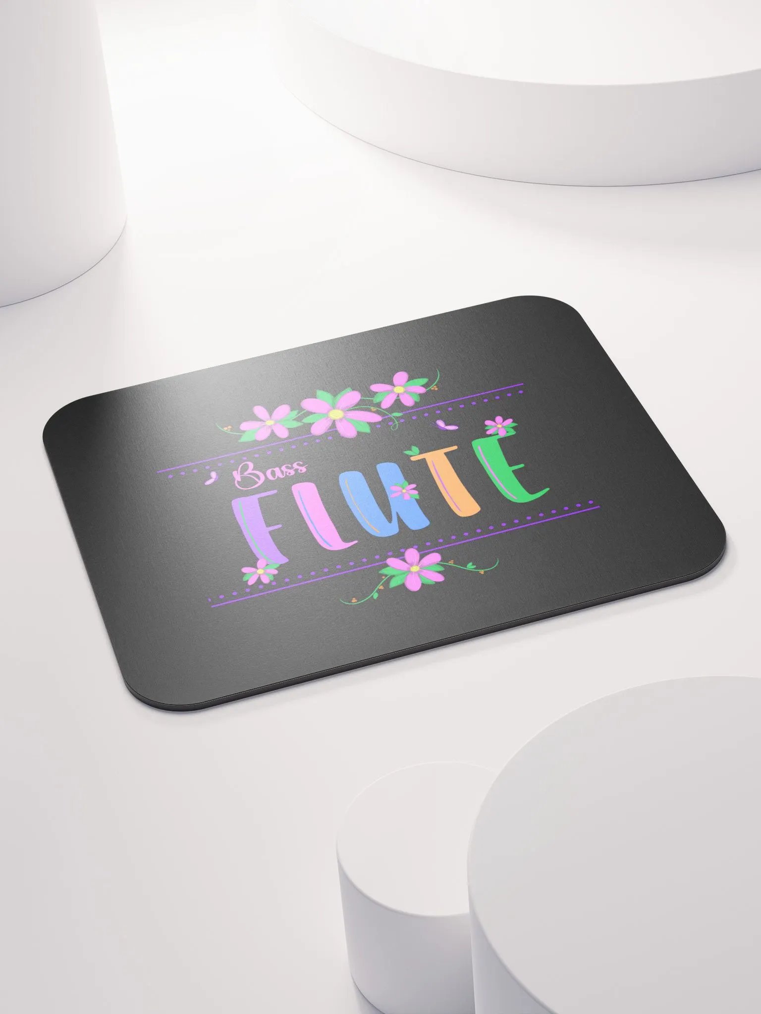 Floral Flute Bass Mouse Pad product image (4)
