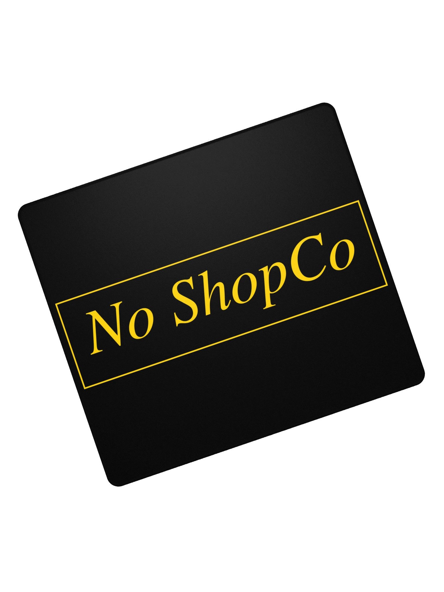 No ShopCo Gaming Mouse Pad - Yellow on Black product image (7)