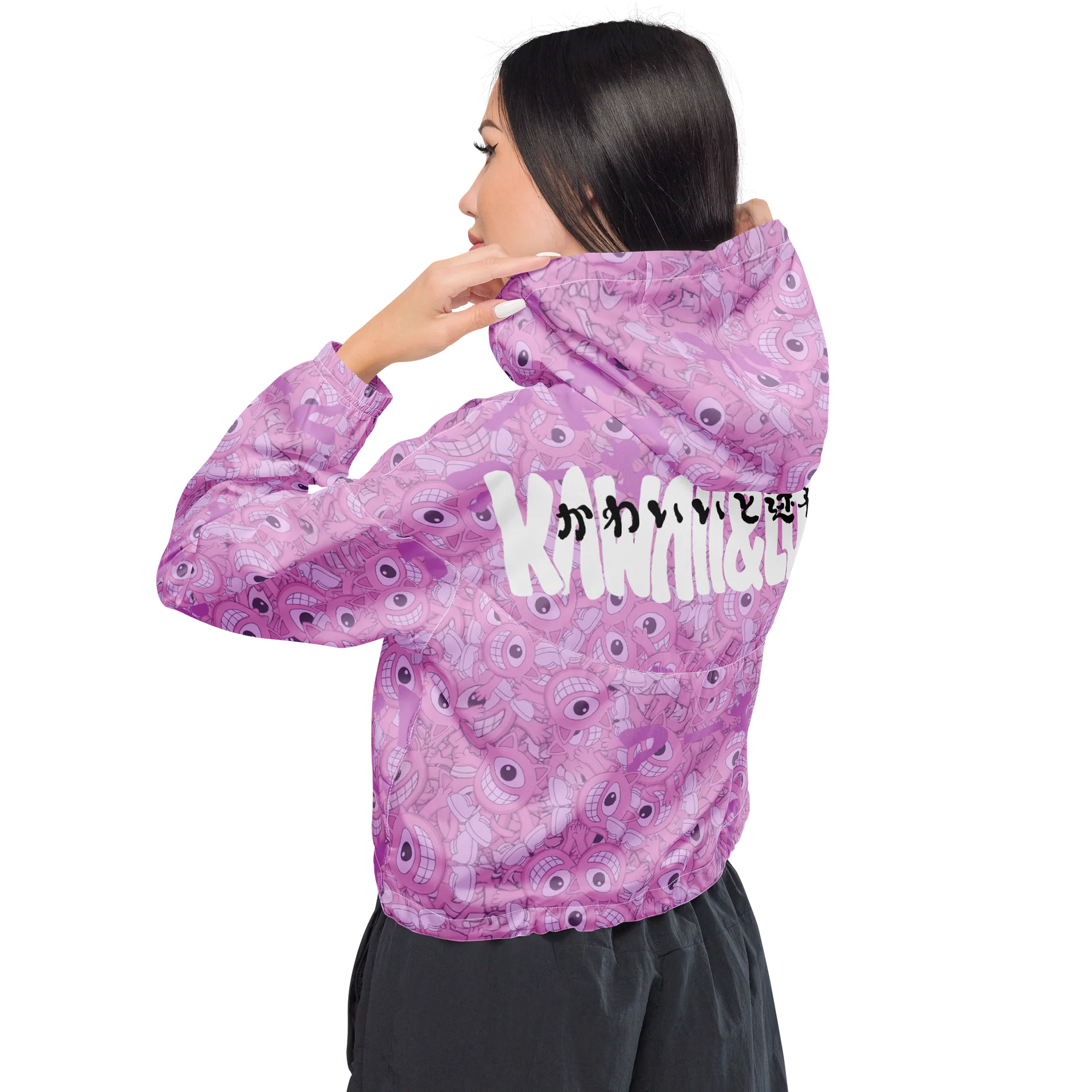 FUU.CAT "Kawaii & Lost" Crop Windbreaker product image (3)