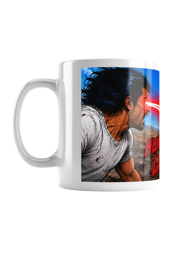 JR4 Human Laser Coffee Mug (WHITE) product image (1)