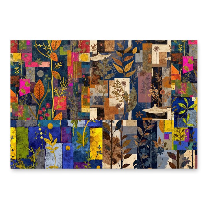 Edward Martin Mixed Media Collage Sheets No 876- 3 Different Sheets product image (2)