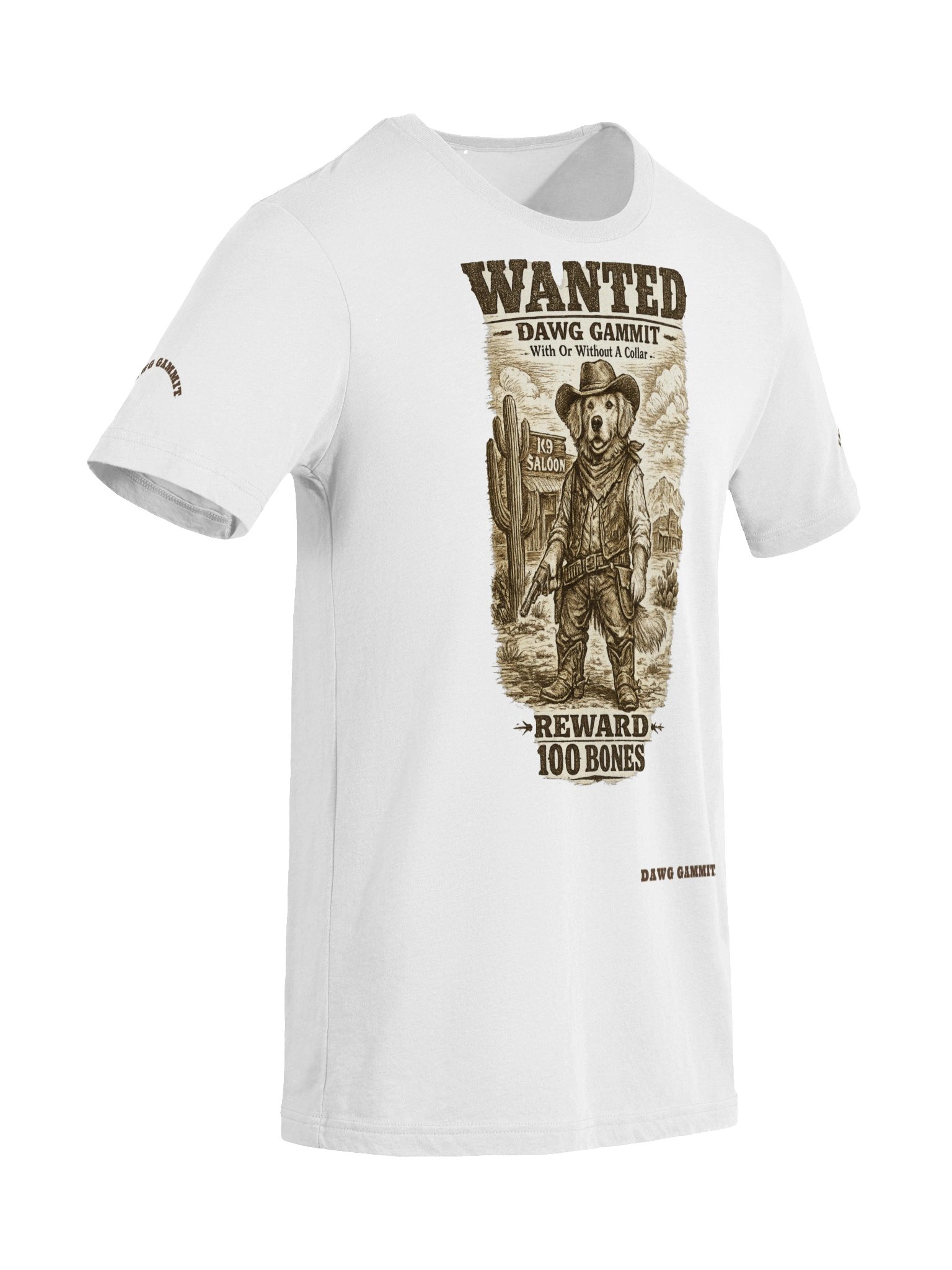 DAWG GAMMIT™ WANTED Golden Retriever Triblend T-Shirt product image (24)