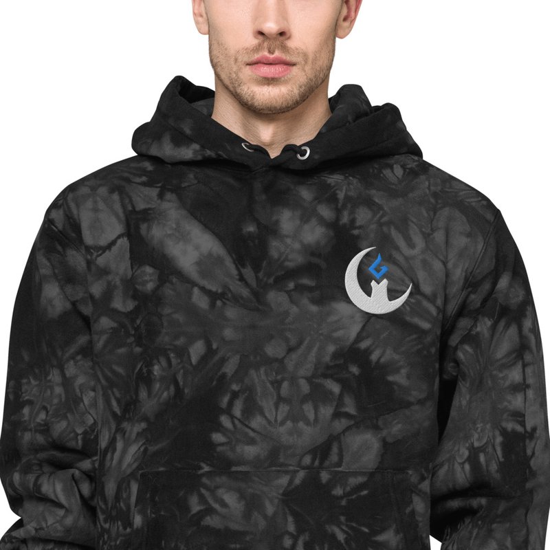Moon Phase - Unisex Embroidered Tie-Dye Hoodie product image (2)