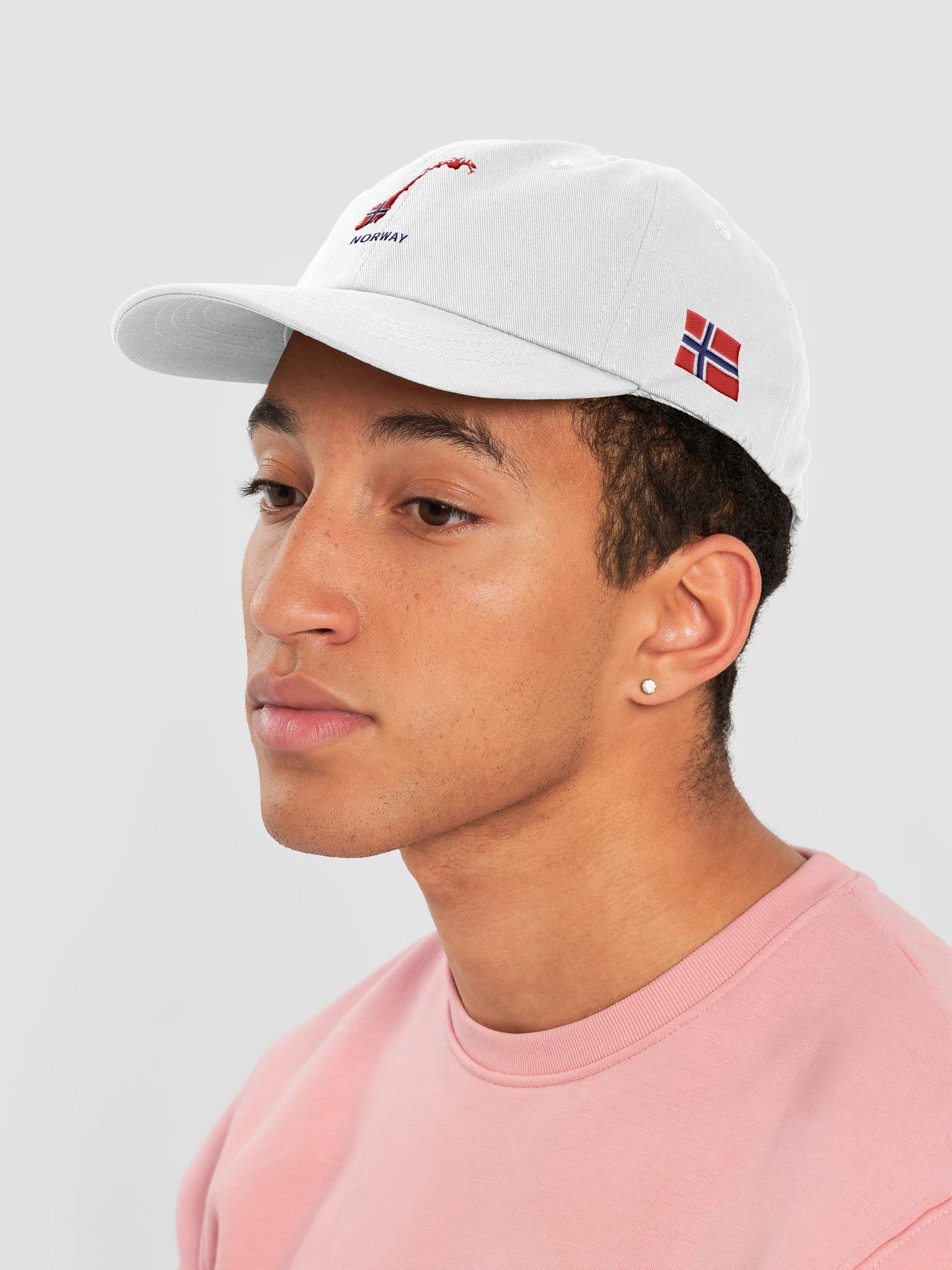 Norway 2026 World Cup Flag Dad Hat - Norway Soccer Fan Cap - Premium Embroidered Chino Cotton Twill product image (7)