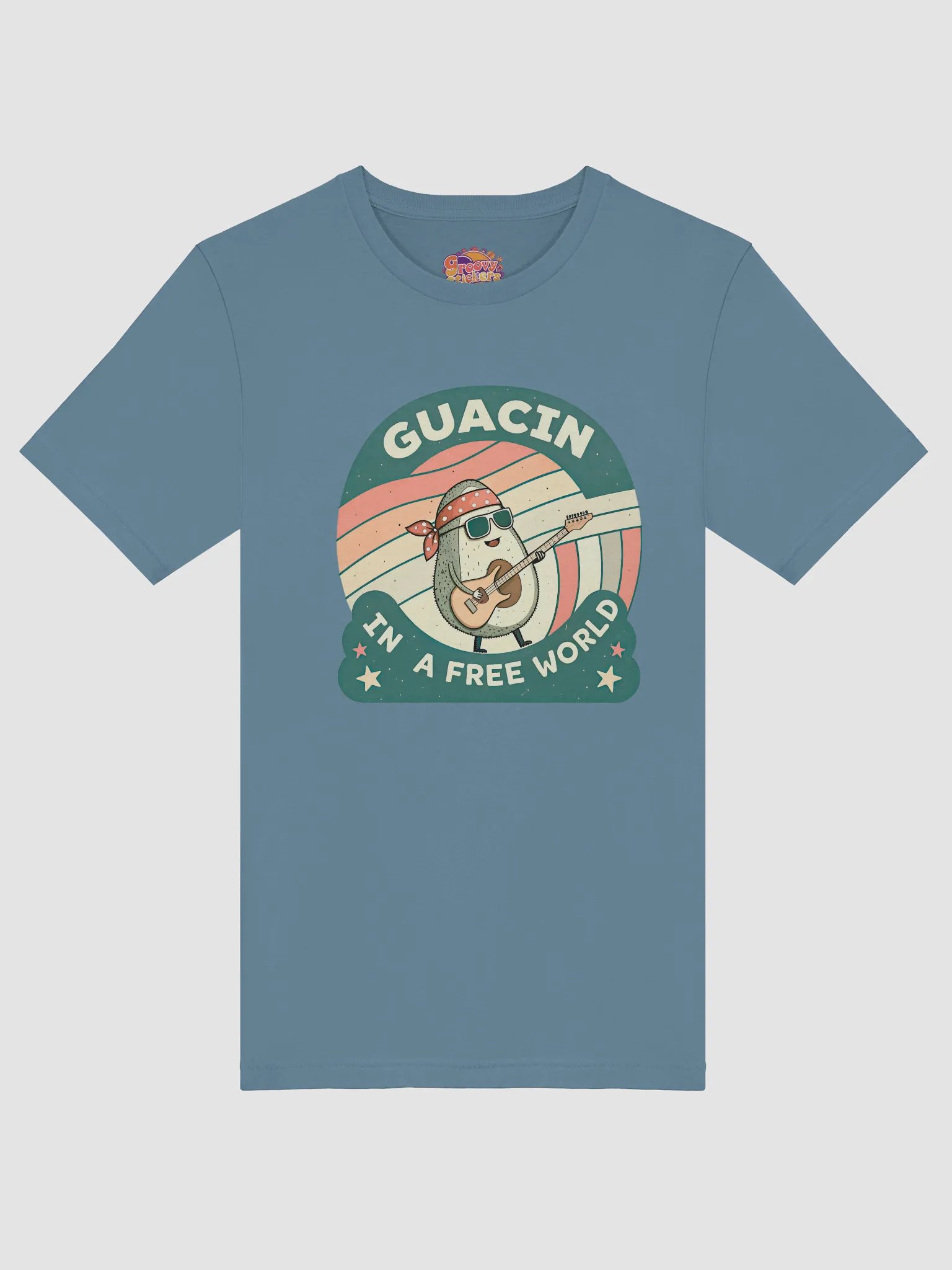Rockin' Avocado Guitarist T-Shirt product image (3)